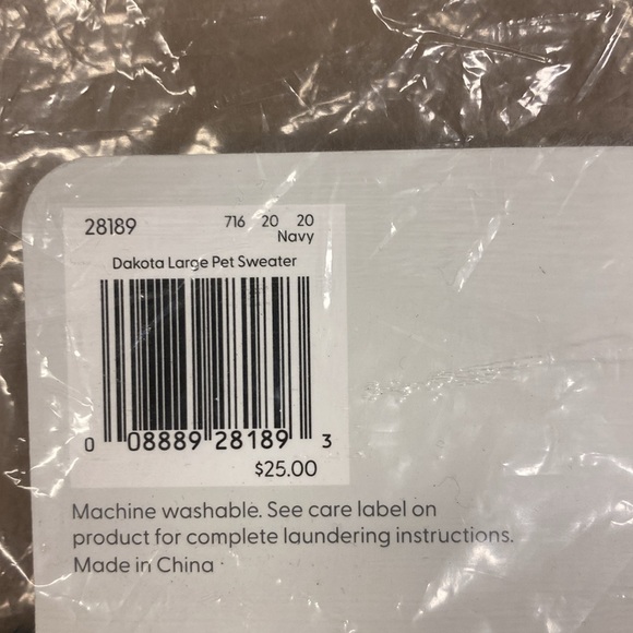 Koolaburra by Ugg Dakota Pet Sweater Navy- Large - Picture 6 of 6